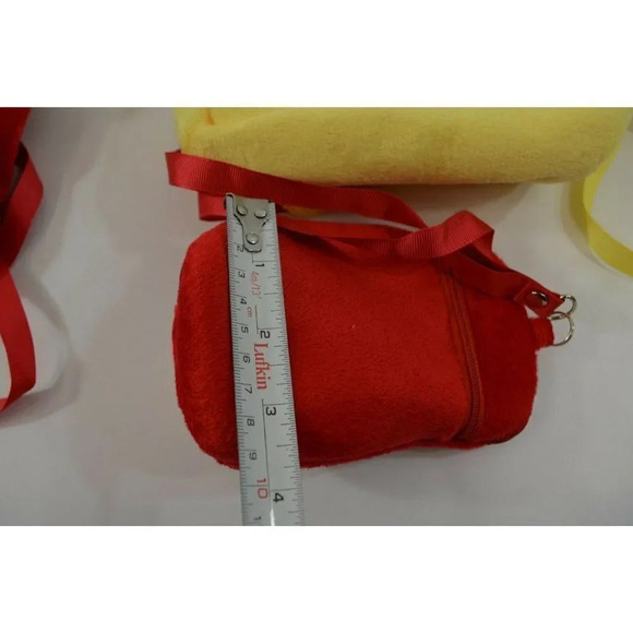 Angry Birds Plush Zipper Pouch Lot of 5 Miniature Carry  Bags Phone Case EX - Picture 9 of 9